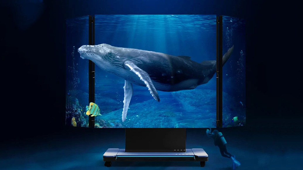  一图读懂德晋贵宾厅135"升降折叠一体机